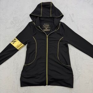 Michael Jackson ONE Jacket Womens Cirque du Soleil Black Gold MJ Zip Hoodie‎